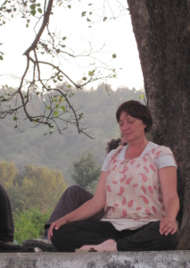 Nadine en méditation