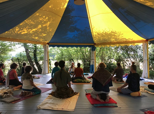 cours de Chi au Dojo été 2018 en bourgogne