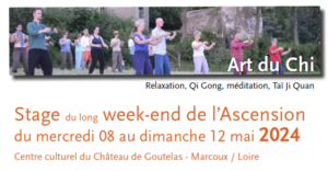 bandeau de présentation du stage Tai Chi & Qi gong - Ascension 2024